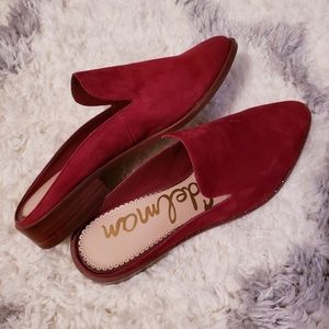 Sam Edelman Red Mules